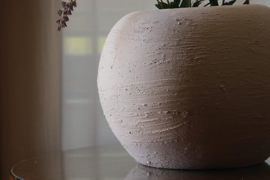 Textured Sphere in White