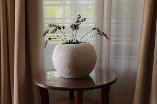 Textured Sphere in White