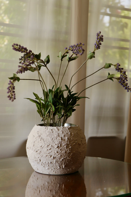 Textured Orbital Vase