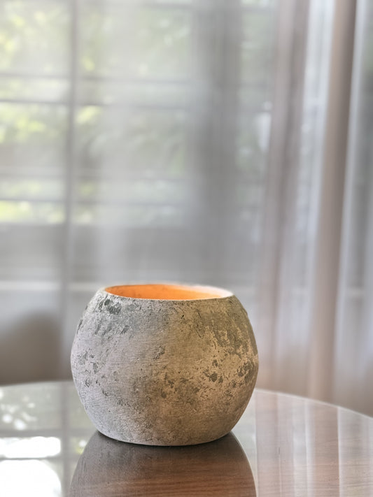 Textured Moss Green Sphere