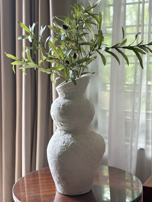 Contoured textured Vase