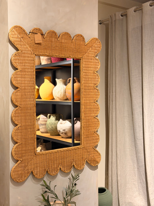 Woven Bloom Mirror