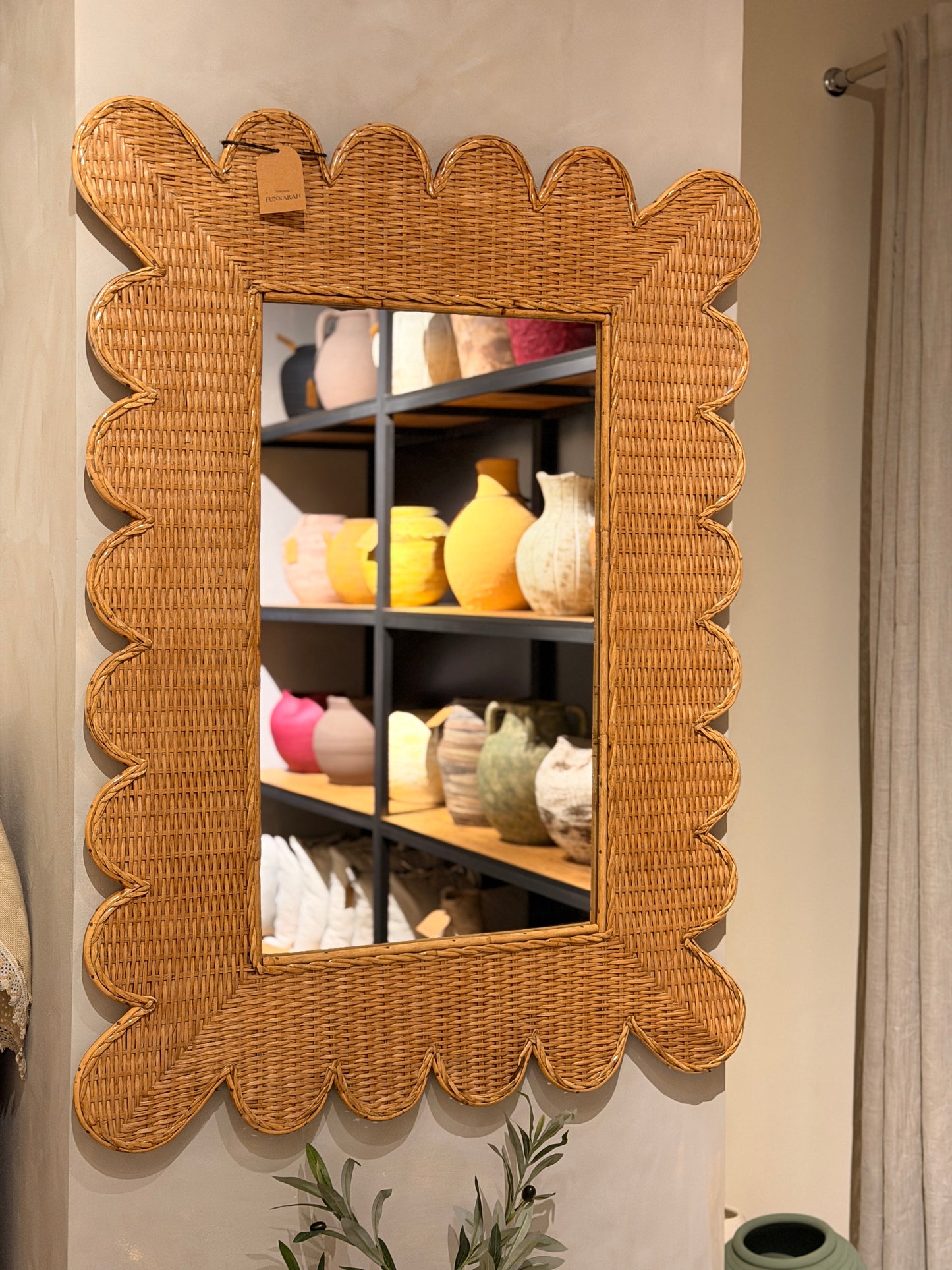 Woven Bloom Mirror