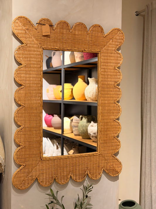 Woven Bloom Mirror