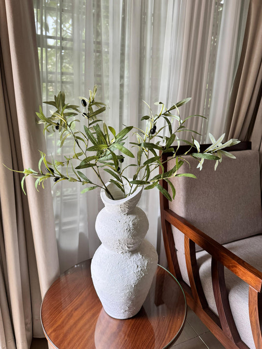 Contoured textured Vase